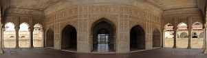 1BB8-0270; 11290 x 3188 pix; Asia, India, Agra, Red Fort