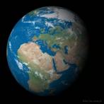 9512-4530; 4500 x 4500 pix; Ziemia, kosmos, Afryka, Europa