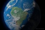 9512-2132; 4500 x 3000 pix; Ziemia, kosmos, Ameryka Poudniowa, atmosfera